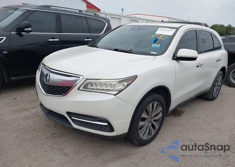2016 Acura Mdx Technology Acurawatch Plus Packages/Technology Package from USA, damaged, VIN 5FRYD3H4XGB021903